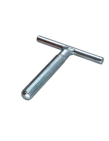 1 x Llave en T 8X80 M12X80 Acero cincado blanco