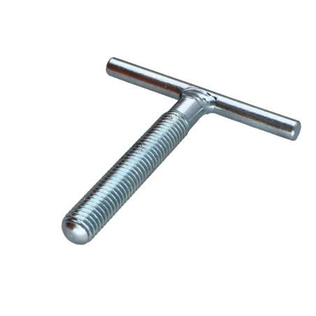 1 x Llave en T 8X80 M12X80 Acero cincado blanco