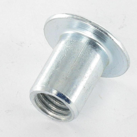 1 x Combifix tuerca encuadernadora cabeza plana diámetro de cabeza: 15 diámetro del cuerpo 9 longitud bajo cabeza 25 M6