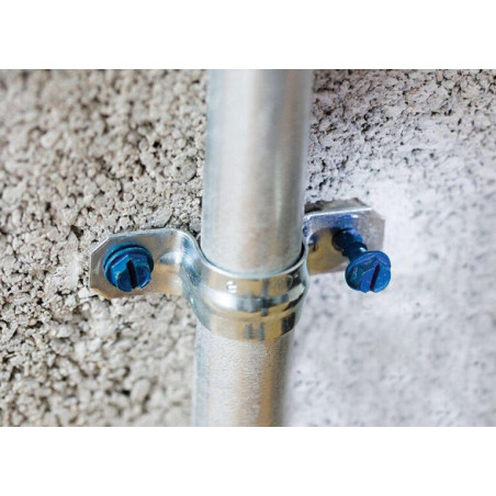 1 x Tornillo hormigón cabeza hexagonal Arandela de estanqueidad con junta de neopreno epdm 6.5X180 Blue Ruspert