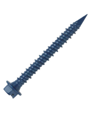 1 x Tornillo hormigón cabeza hexagonal ranura...