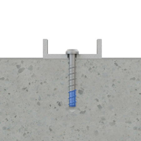 1 x Tornillo hormigón cabeza cilíndrica TORX T40 8X60 Bimetal