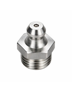 Racor recto M6 paso de 100 Inoxidable A4