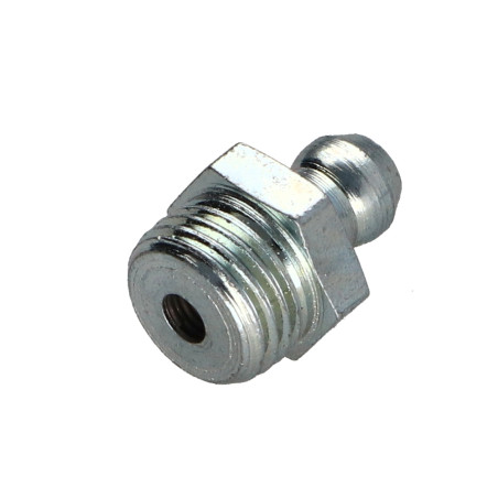 1 x Racor recto 1/8 Acero cincado blanco