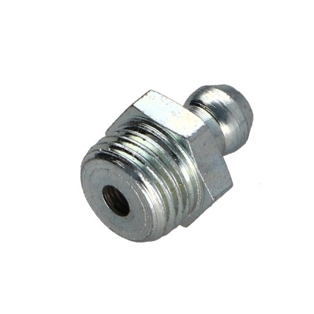 1 x Racor recto M8 paso de 100 Acero cincado blanco