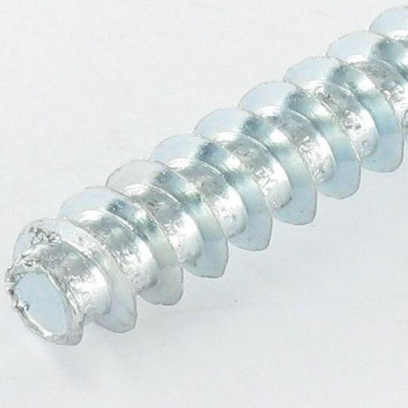 1 x Tornillo pvc cabeza cilíndrica Pozi 6X29 Varilla roscada 40 RUSPER GRIS