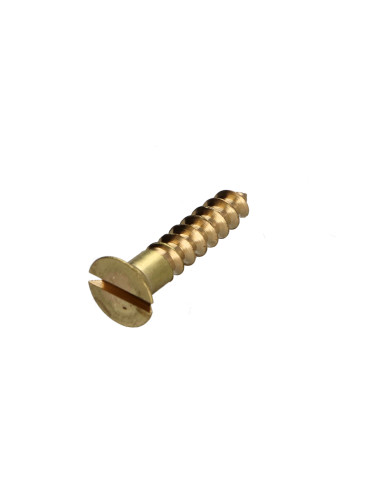 1 x Tornillo madera Latón cabeza fresada/testa...