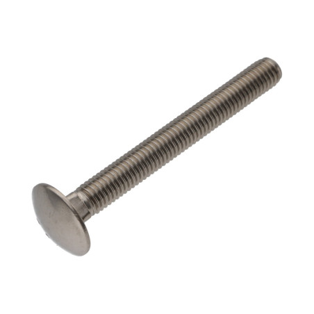 1 x Cabeza redonda cuello cuadrado Inoxidable A2 M5X70 roscado total
