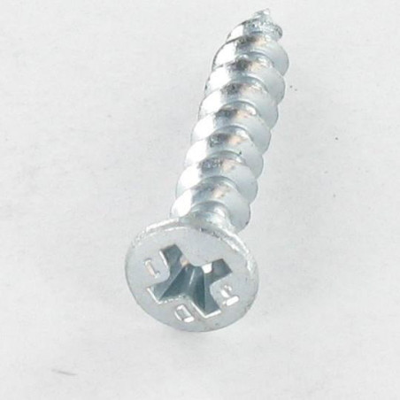 1 x Tornillos de FERRETERÍA/PVC cabeza fresada/testa svasat phillips 4.2X45 Acero cincado blanco