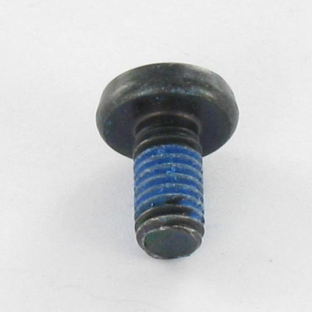 1 x Tornillo metales cabeza abovedada ancha Pozi PZ5 M6X12 Acero cincado negro Freno rosca