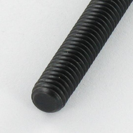 1 x Tornillo metales sin cabeza seis lados hueco llave de 1.5 M3X30 punta cónica Acero bruto microtornillo