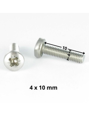 1 x Tornillo metales cabeza abovedada ancha...