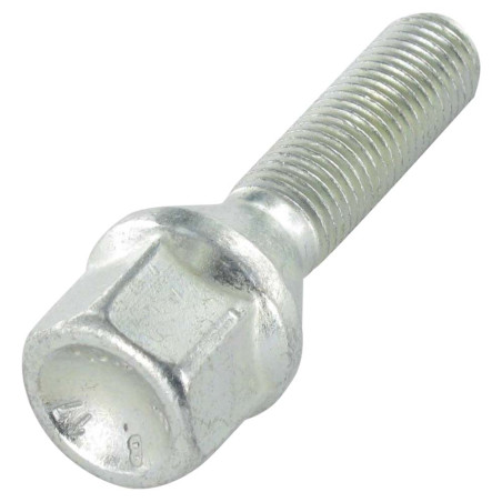 1 x Tornillos RUEDA M12X60 paso de 125 S/PL17 clase 10.9 Acero cincado blanco