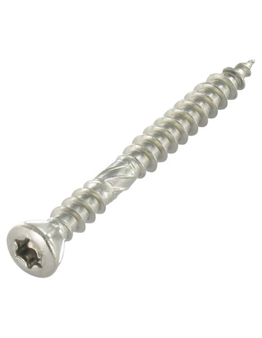 1 x Tornillo terraza doble roscado cabeza...