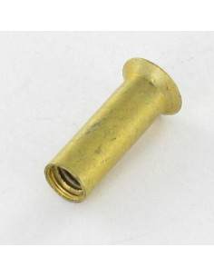 Tuerca encuadernador cabeza fresada abombada ranura M4X12... 2