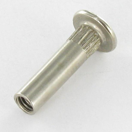 1 x Tuerca encuadernador Pozi ranura M4X15 5X20 Acero niquelado