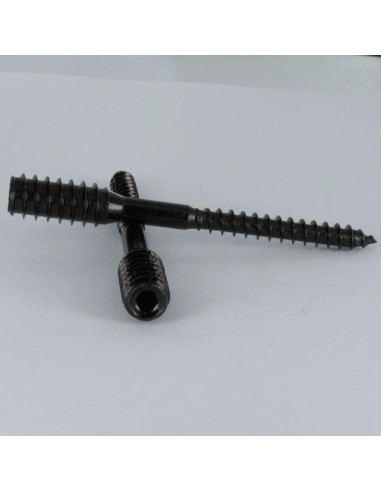 1 x Tornillo de ajuste de ventana 6X80 roscado...