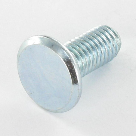 1 x Tornillo metales plano 8X19 DK16.5 CB 1.5 Acero cincado blanco
