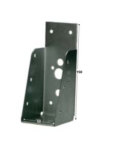 1 x Estribo HAZ sin LABIO sendzimir 50X150