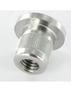 Tuerca encuadernador cabeza plana fresada M5X8.5 8X9 316L 2