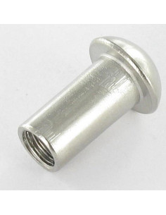 Tuerca encuadernador cabeza abombada M6X8 llave de 4 7X15... 2