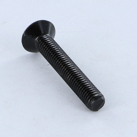 1 x Tornillo metales FHC cabeza fresada cavidad hexagonal hueca M5X10 roscado total clase 10.9 llave de 3 Acero bruto