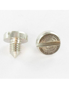 Tornillo metales Acero niquelado cabeza cilíndrica ancha...
