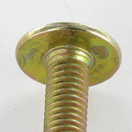 1 x Tornillo poelier cabeza redonda ancha M8X50 llave de 5 Bicromato