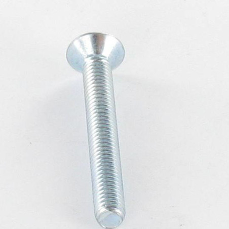 1 x Tornillo metales FHC cabeza fresada cavidad hexagonal hueca M3X12 roscado total clase 10.9 llave de 2 Acero cincado