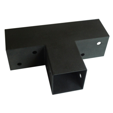 1 x Conector platina de ensamblaje EXPRESAR en cabeza Acero cincado negro 92X185X275