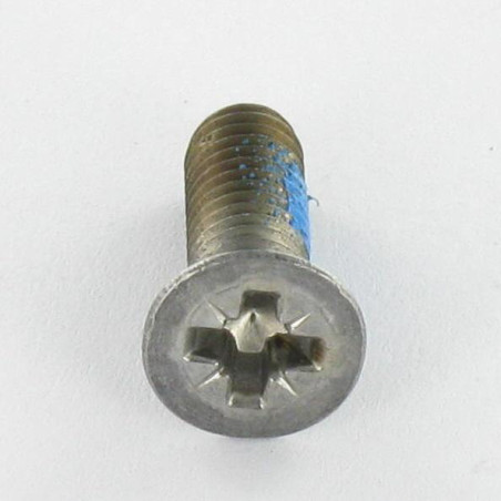 1 x Tornillo metales cabeza fresada/testa svasat Pozi PZ5 M6X18 Acero bruto Freno rosca 150)