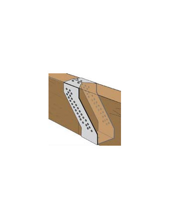 1 x Conector para vigas de madera sendzimir 63X175