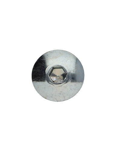 1 x Tornillo poelier cabeza redonda ancha M6X22...
