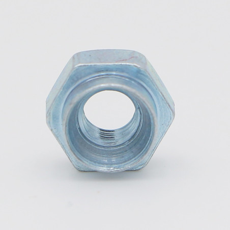 1 x Tuerca para remachar hexagonal Acero cincado blanco M5 grosor chapa 1,2 mm