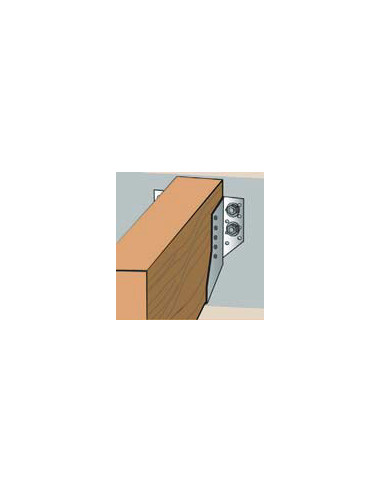 1 x Colgador de vigueta en forma de U con...
