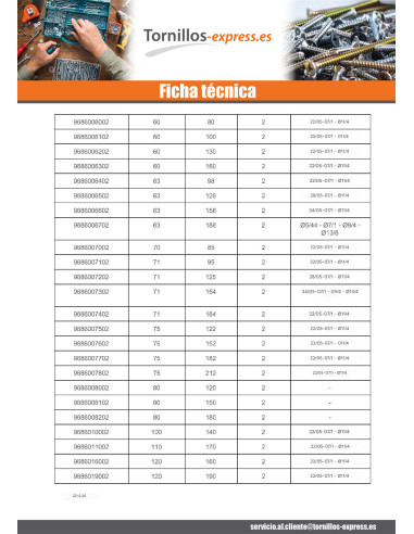 1 x Colgador de vigueta en forma de U con...