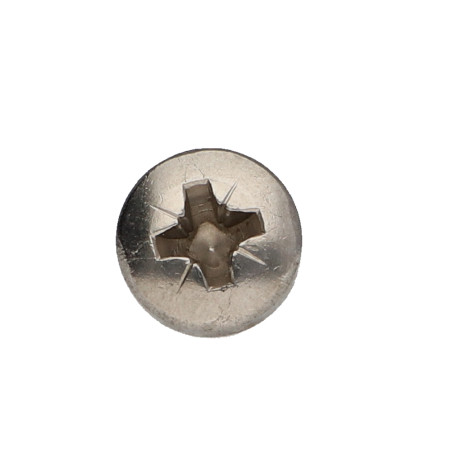 1 x Tornillo metales Inoxidable A2 cabeza abovedada ancha Pozi PZ5 M6X12 Freno rosca