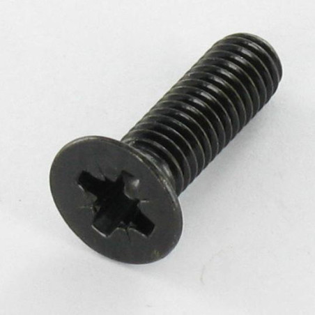 1 x Tornillo metales cabeza fresada/testa svasat Pozi PZ4 M4X10 Acero cincado negro