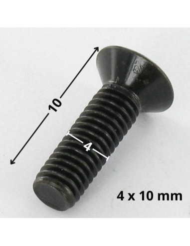 1 x Tornillo metales cabeza fresada/testa...