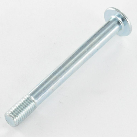 1 x Tornillo poelier cabeza redonda ancha llave de 4 M7X65 roscado en 12 paso de 100 Acero cincado blanco