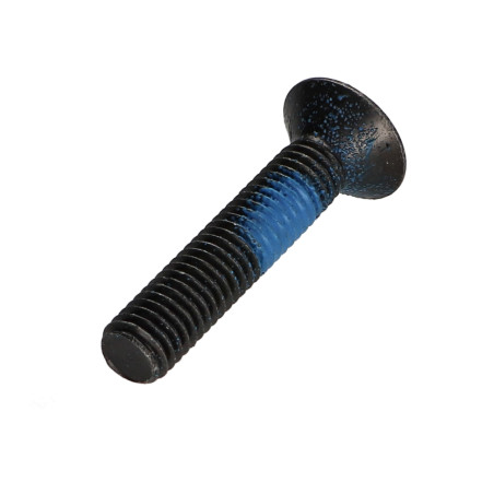 1 x Tornillo metales FHC cabeza fresada cavidad hexagonal hueca M8X40 roscado total clase 10.9 llave de 5 Acero cincado