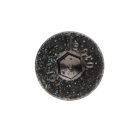 1 x Tornillo metales FHC cabeza fresada cavidad hexagonal hueca M8X40 roscado total clase 10.9 llave de 5 Acero cincado