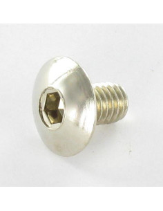 Tornillo poelier cabeza redonda ancha M6X70 llave de 4...