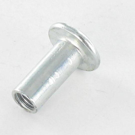 1 x Tuerca encuadernador Pozi ranura M4X8 5X12 Acero cincado blanco