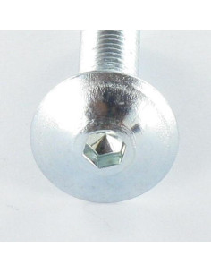Tornillo poelier cabeza redonda ancha M6X45 llave de 4... 2