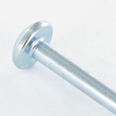 1 x Tornillo autoperforante cabeza cilíndrica abombada phillips 2.9X29 Acero cincado blanco