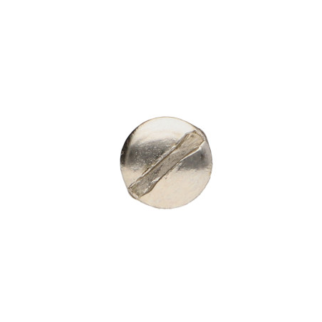 1 x Tuerca encuadernador cabeza fresada abombada ranura M4/14 5X20 Acero cincado blanco