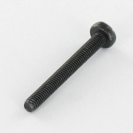 1 x Tornillo metales Inoxidable A2 cabeza abovedada ancha Pozi PZ3 M3X20 Negro microtornillo