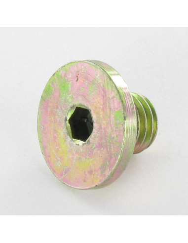 1 x Tornillo metales Bicromato cabeza plana...
