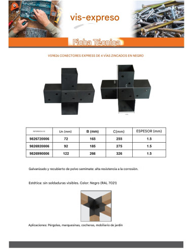 1 x Conector platina de ensamblaje EXPRESAR 4...